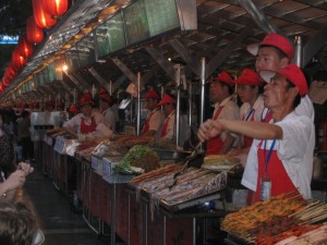 Nachtmarkt mit lekkeren Köstlichkeiten